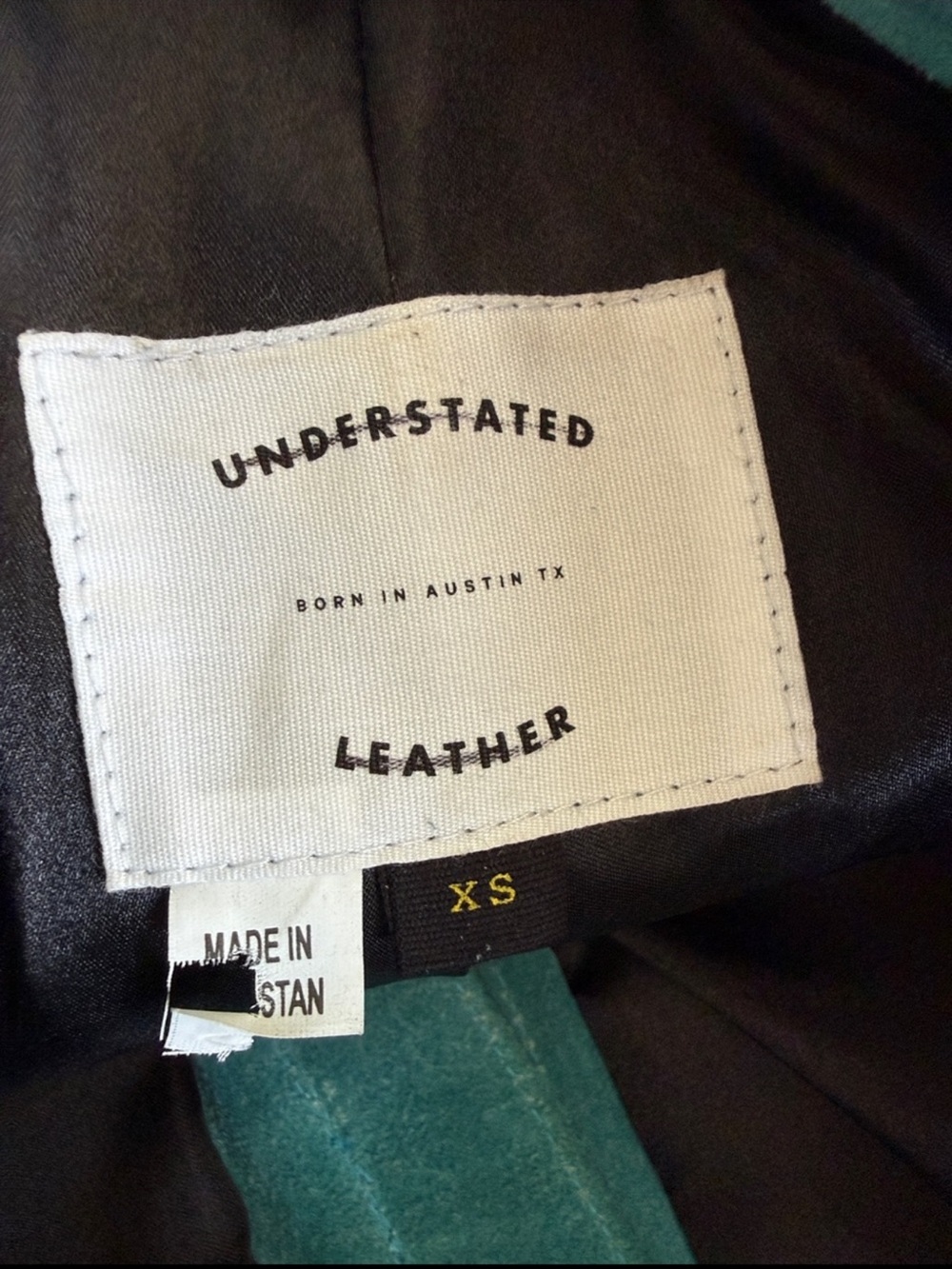New Understated Leather Wanted Shorts Size Xs - Picture 9 of 10